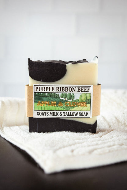 Purple Ribbon Beef Natural Tallow Bar Soap