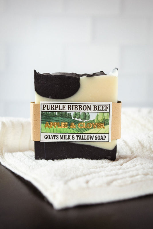 Purple Ribbon Beef Natural Tallow Bar Soap