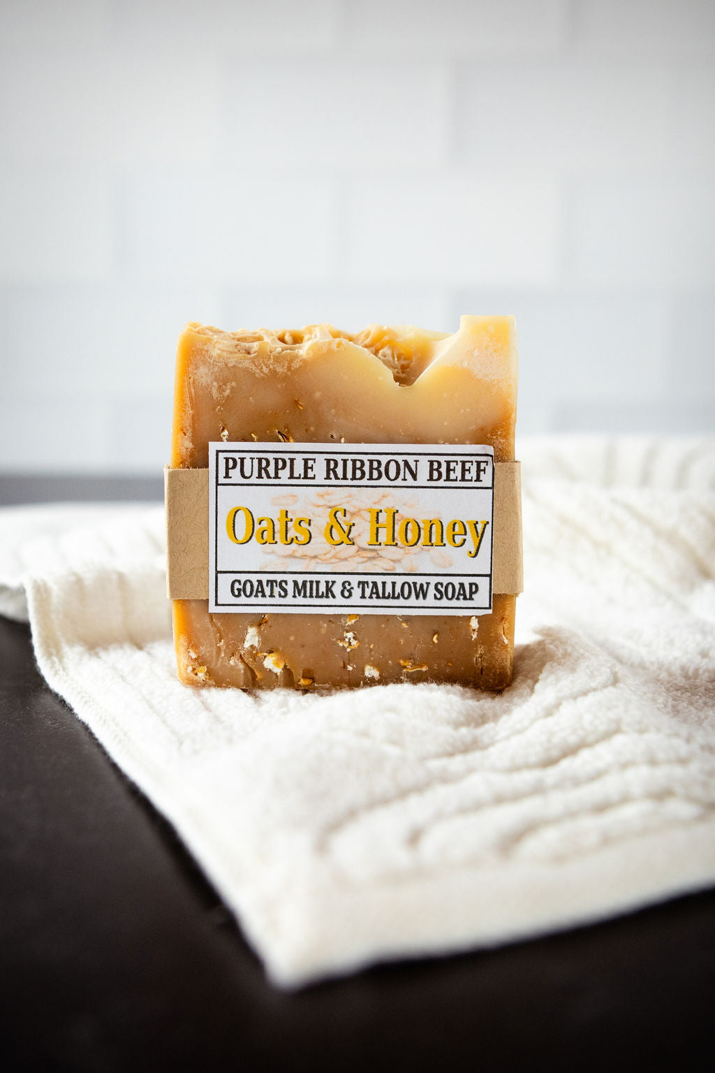 Purple Ribbon Beef Natural Tallow Bar Soap