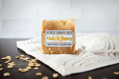 Purple Ribbon Beef Natural Tallow Bar Soap