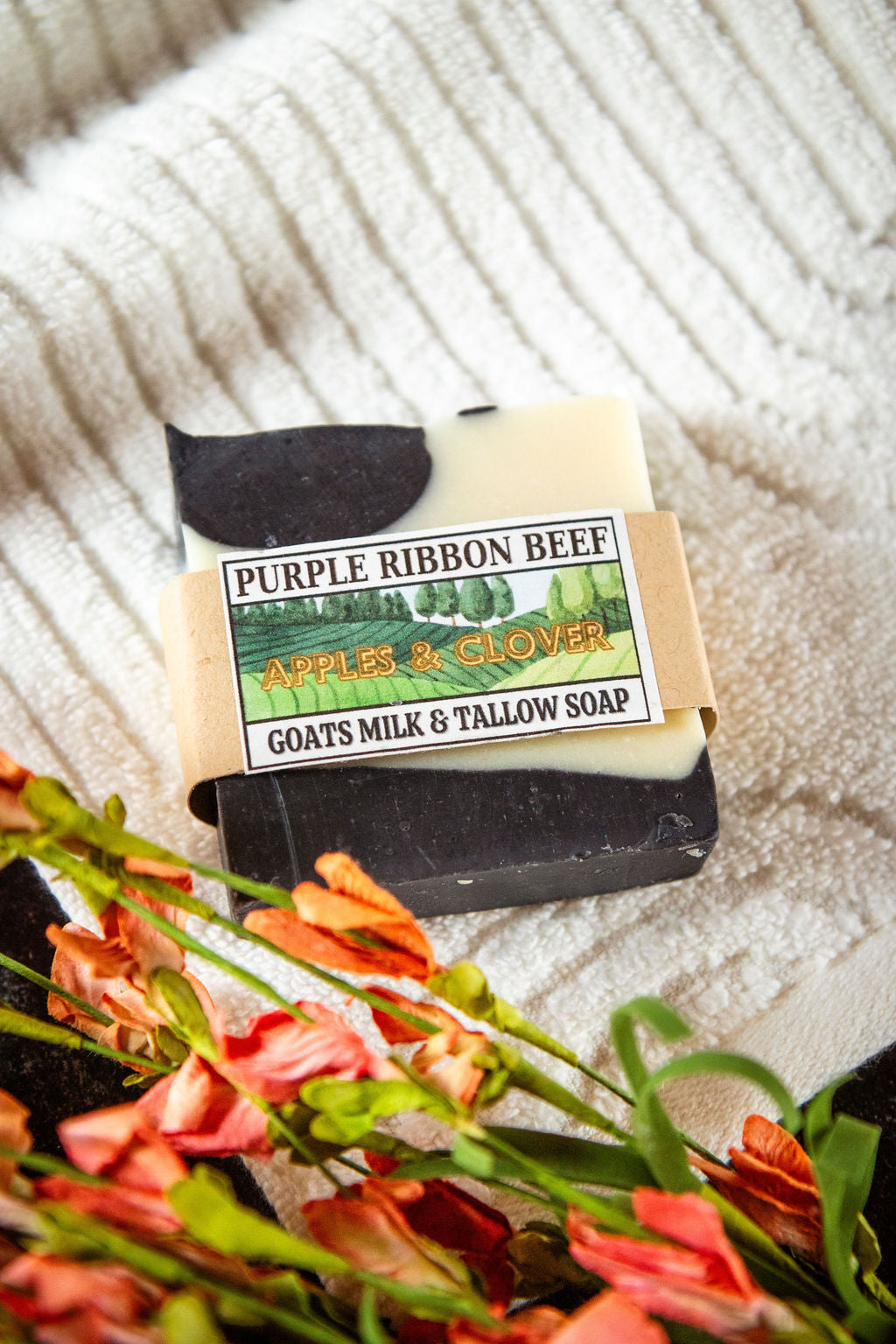 Purple Ribbon Beef Natural Tallow Bar Soap