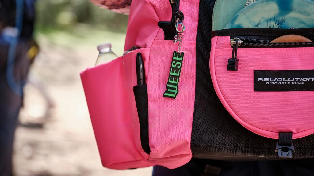 Gotta Go Gotta Throw Revolution Mini Deluxe V3 Disc Golf Bag - Brilliant Rose
