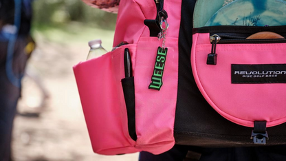 Gotta Go Gotta Throw Revolution Carolina Team V3 Disc Golf Bag - Brilliant Rose