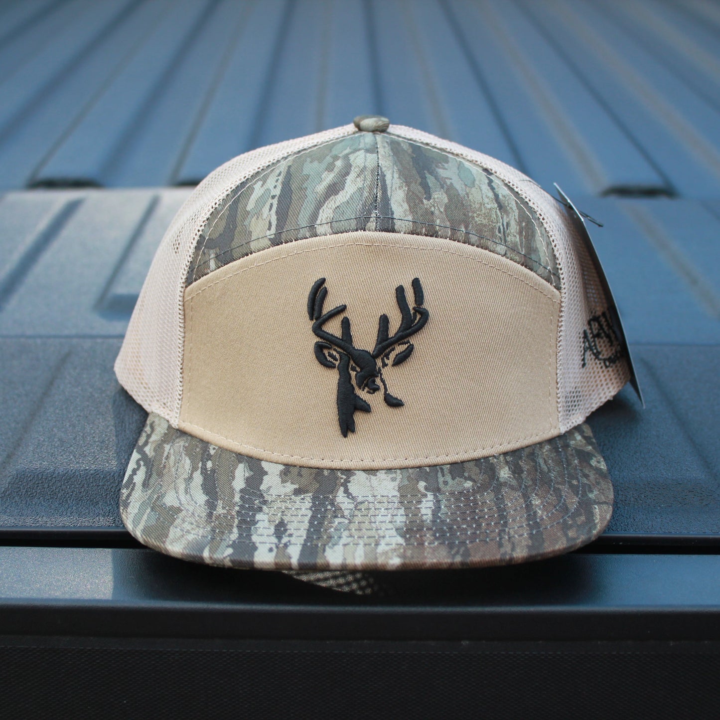 American Flyway Waterfowl Realtree Legacy Camo 7 Panel Buck Logo Hat