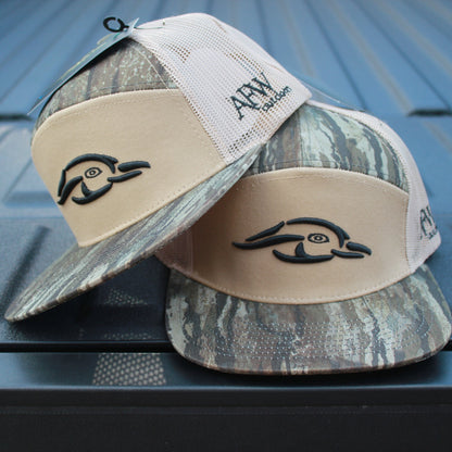 American Flyway Waterfowl Realtree Legacy Camo 7 Panel Duck Logo Hat