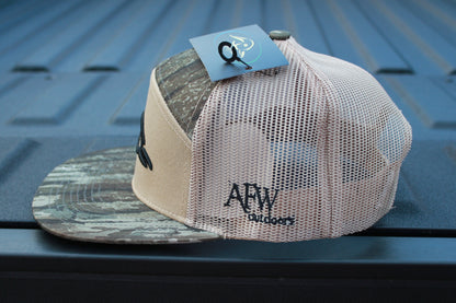 American Flyway Waterfowl Realtree Legacy Camo 7 Panel Duck Logo Hat