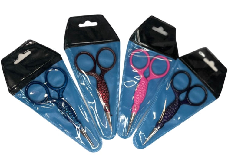 Tamsco Precision Tools Fish Design Needlepoint Scissors