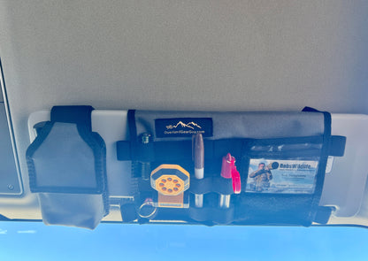 Overland Gear Guy Grenadier MOLLE Visor Organizer WITH MIRROR