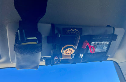 Overland Gear Guy Grenadier MOLLE Visor Organizer WITH MIRROR