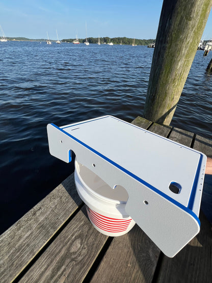 TRAPSKI Premium Single Bucket Raised 18" Fillet Table and Cutting Board