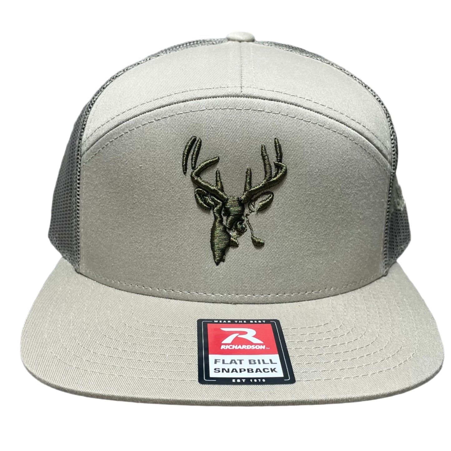 AF Waterfowl 7 Panel Loden / Loden 3D Puff Buck Logo