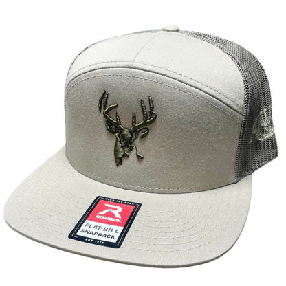 AF Waterfowl 7 Panel Loden / Loden 3D Puff Buck Logo