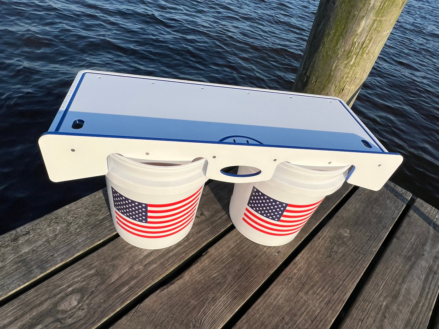 TRAPSKI Premium Double Bucket 33" Raised Fillet Table Cutting Board