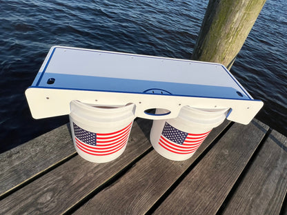 TRAPSKI Premium Double Bucket 33" Raised Fillet Table Cutting Board