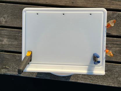 TRAPSKI Premium Single Bucket Raised 18" Fillet Table and Cutting Board