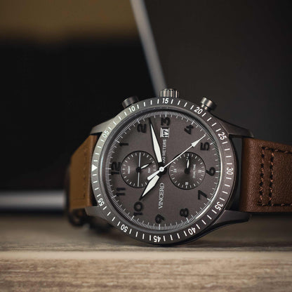Vincero The Altitude - Gunmetal/Walnut