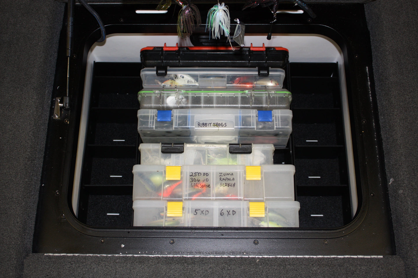 AMPD Marine NPDSK0011 Skeeter®  2010 ZX225,2012-14 ZX20/21,2014-2016 FX21/2011 FX  FRONT COMPARTMENT 1 TRAY SYSTEM