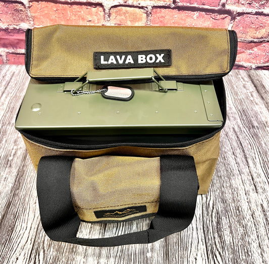 Overland Gear Guy Deluxe Lava Box - FIRECAN PORTABLE FIRE PIT Carry Bag - IGNIK