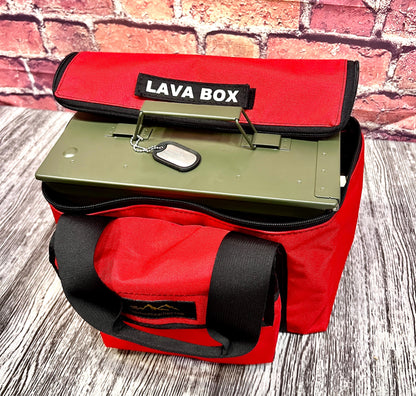 Overland Gear Guy Deluxe Lava Box - FIRECAN PORTABLE FIRE PIT Carry Bag - IGNIK