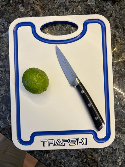 TRAPSKI Premium 1/2 Inch Thick HDPE Cutting Boards | Food-Grade Kitchen Prep Surface | Juice Grooves | Made in the USA