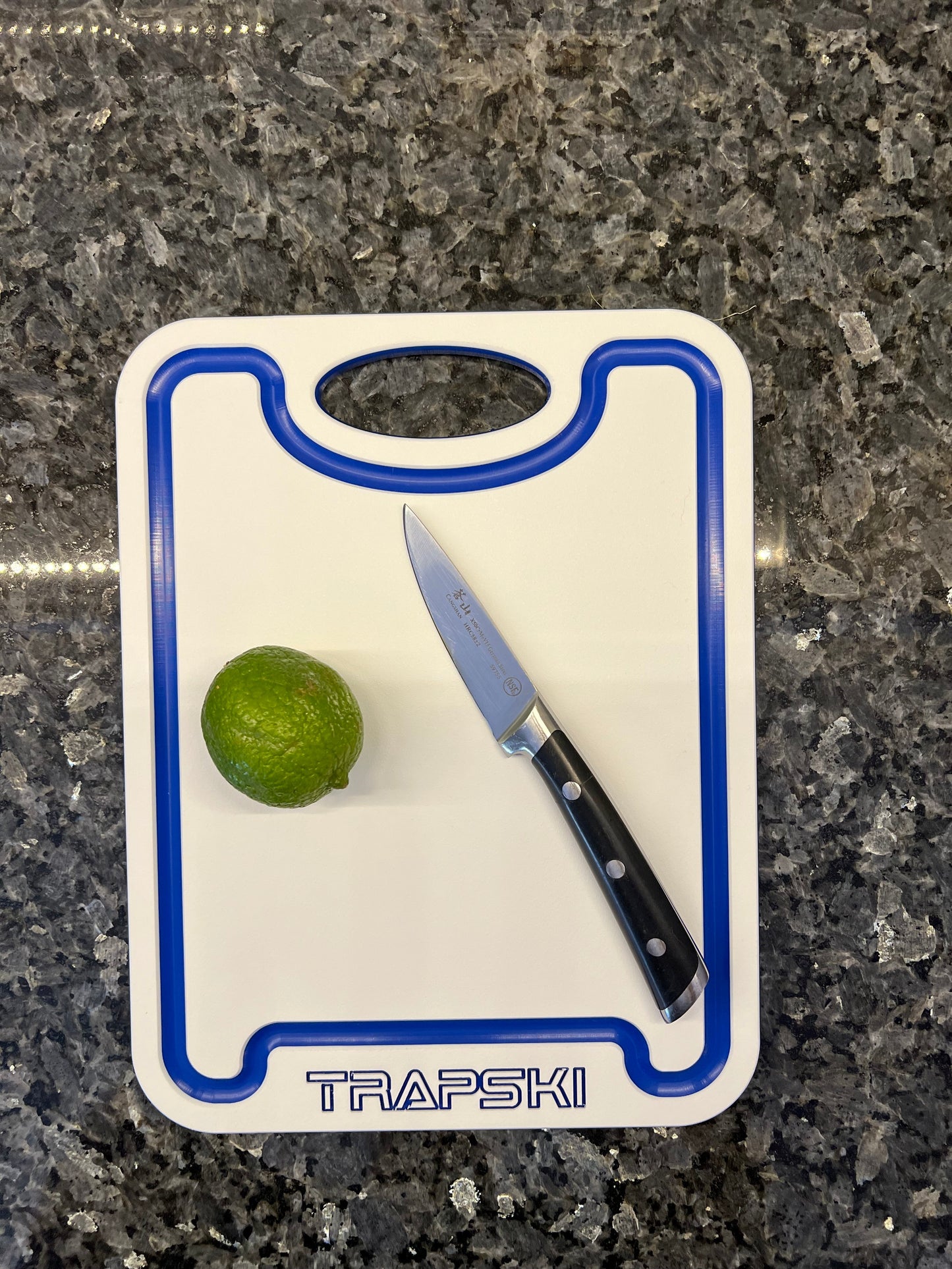 TRAPSKI Premium 1/2 Inch Thick HDPE Cutting Boards | Food-Grade Kitchen Prep Surface | Juice Grooves | Made in the USA