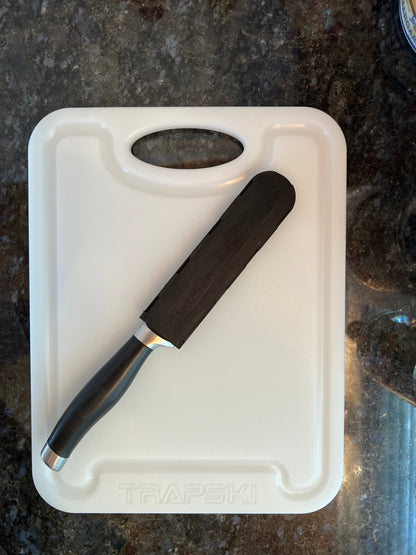 TRAPSKI Premium 1/2 Inch Thick HDPE Cutting Boards | Food-Grade Kitchen Prep Surface | Juice Grooves | Made in the USA