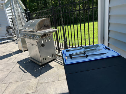 TRAPSKI Premium 1/2 Inch Thick HDPE Cutting Boards | Food-Grade Kitchen Prep Surface | Juice Grooves | Made in the USA