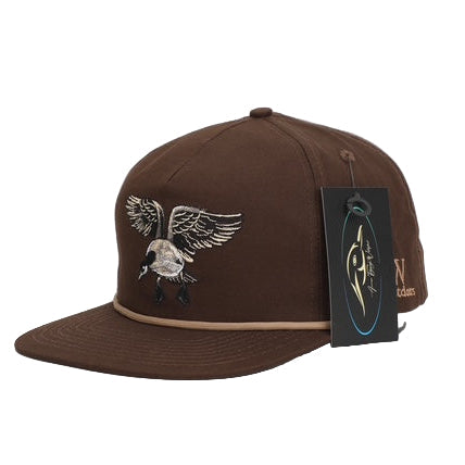 American Flyway Waterfowl Dark Brown Goose RipStop Hat