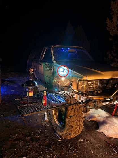 Tailgaters Tire Table Magnetic Overland Light