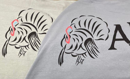 AF Waterfowl - The Strutter Tee - Granite w/ Pocket