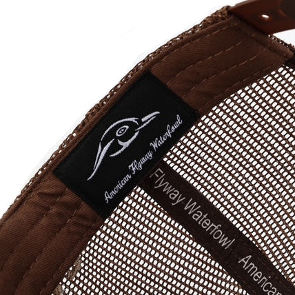 AF Waterfowl Specklebelly Pale Khaki & Brown 7 Panel Hat