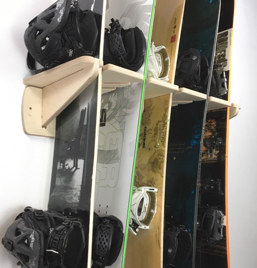 Rado Racks THE PONDEROSA snowboard wall rack