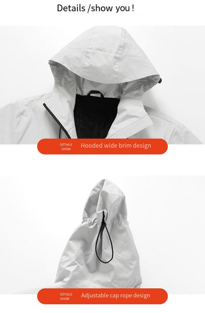 LITEGUEST Waterproof Heated Jacket 5-Zone USB-Powered for Outdoor