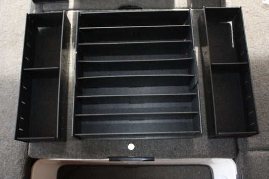 AMPD Marine NPDSK0012 Skeeter®  2010 ZX 225, 2012-2014 ZX20/21, 2014-2016 FX, 2009-2011 ZX200 FRONT DECK COMPARTMENT 2 TRAY SYSTEM