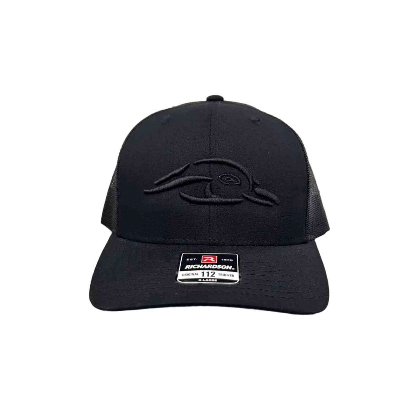 American Flyway Waterfowl 112XL "The Ghost" Black with Black 3D Logo and Black Mesh