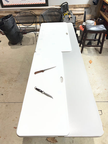 TRAPSKI Big Game Cutting Boards HDPE Cutting Boards | 48 x 18 or 24 Inch | Juice Grooves