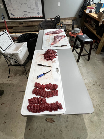 TRAPSKI Big Game Cutting Boards HDPE Cutting Boards | 48 x 18 or 24 Inch | Juice Grooves