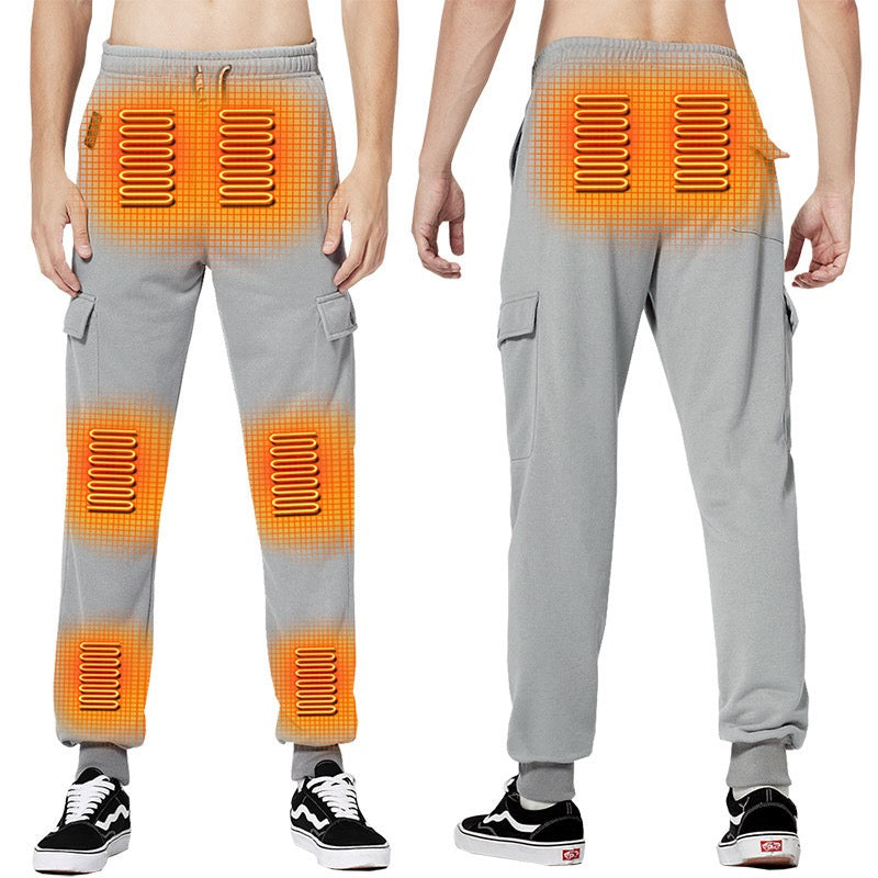 LITEGUEST Heated Pants Cargo Multi-Pocket Outdoor for Winter