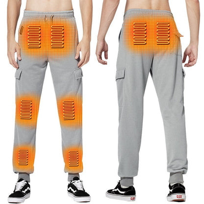 LITEGUEST Heated Pants Cargo Multi-Pocket Outdoor for Winter