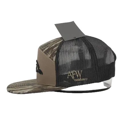 American Flyway Waterfowl Realtree Original 7 Panel Duck Logo Hat