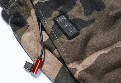 LITEGUEST Heated Pants Cargo Multi-Pocket Outdoor for Winter
