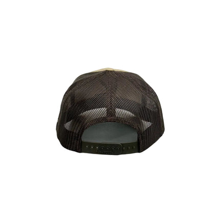 American Flyway Waterfowl 112 Khaki / Coffee Turkey Tracks Hat