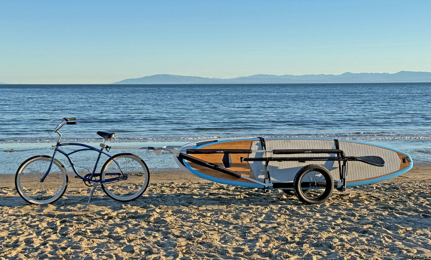 Moved By Bikes SUP and Kayak Trailer V2 - Aluminum Frame