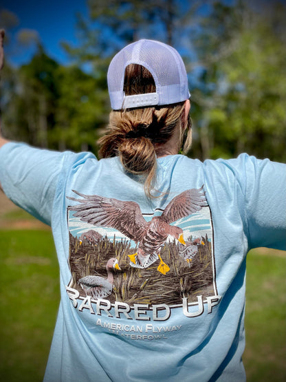 AF Waterfowl Specklebelly Barred Up Tee