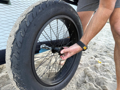 Moved By Bikes SUP and Kayak Trailer V2 - Aluminum Frame
