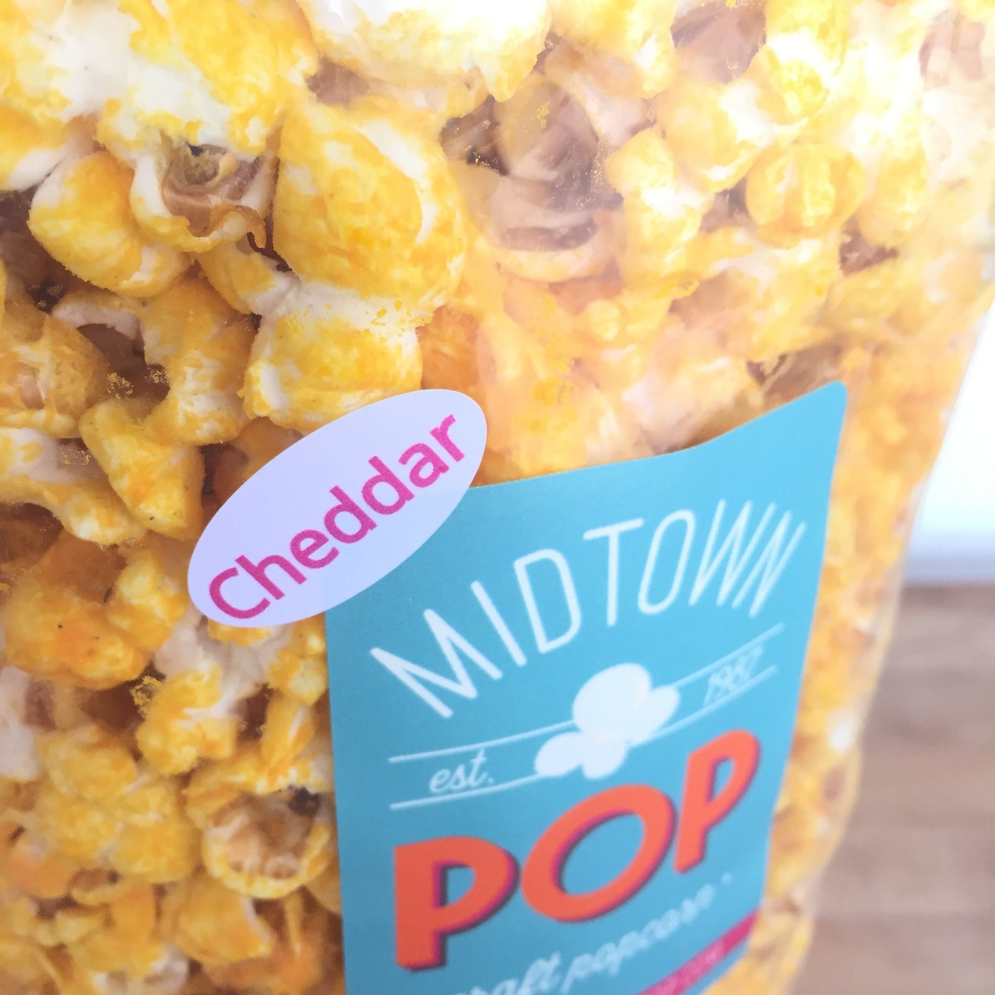 Midtown POP Yellow Cheddar 🧀 Gourmet Popcorn
