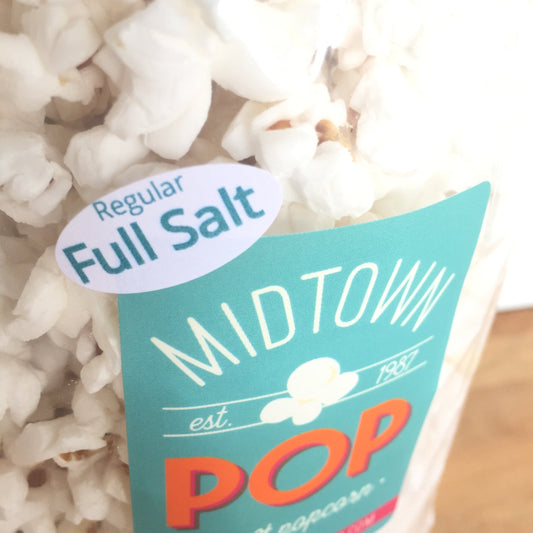 Midtown POP Regular (Full Salt)🧂 Gourmet Popcorn