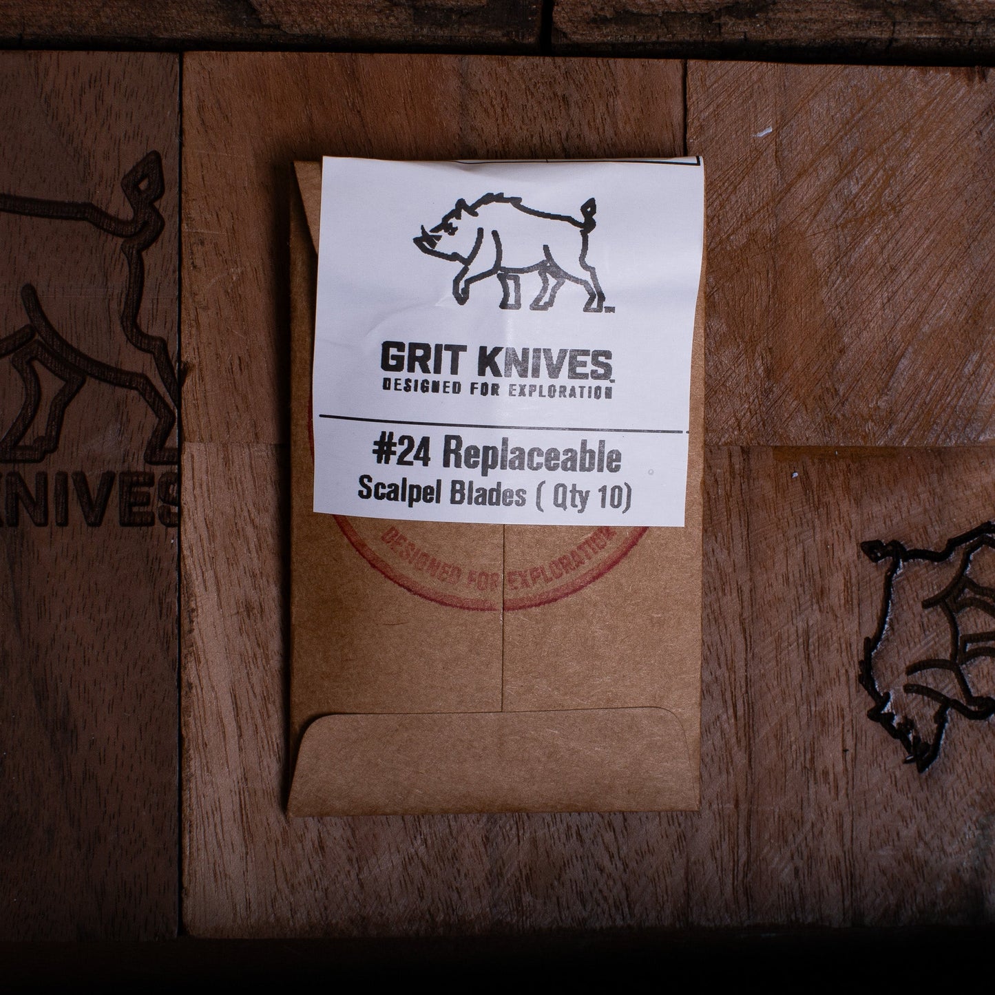 Grit Knives #24 Replaceable Scalpel Blades ( Qty 10)