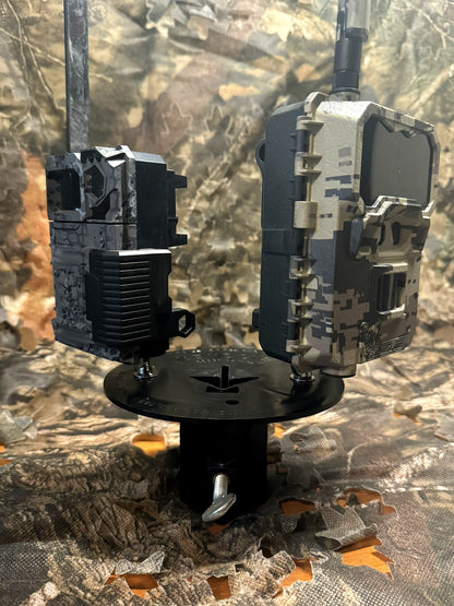 Shop Thermal Optics T Post Mount 2 Cameras (no articulating arms, just hardware for mounting 2 cameras)