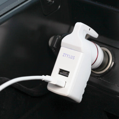 Stinger Survival Tools USB Car Charger Emergency Tool (White)